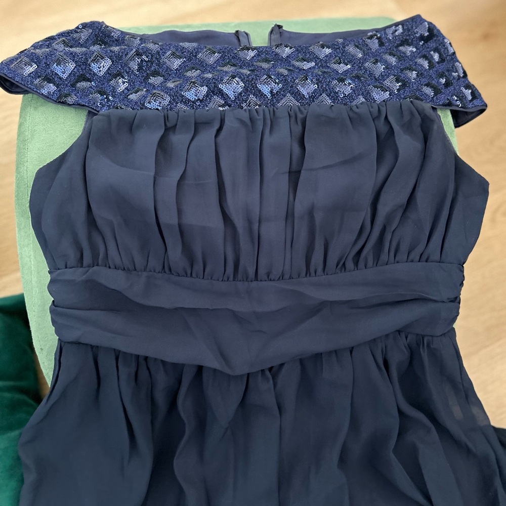SHEIN Navy Blue Formal Kids Dress